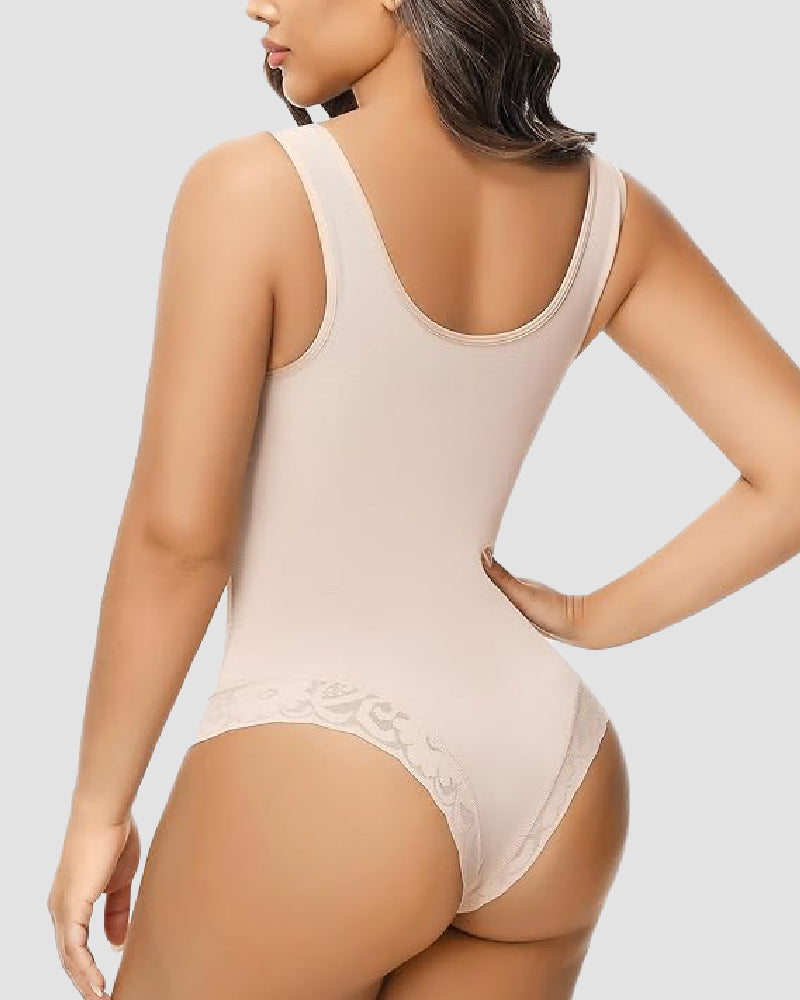 Shapshe® Fajas Colombianas Tummy Control Waist Trainer Open Bust Girdle Shapewear  - By Qivii