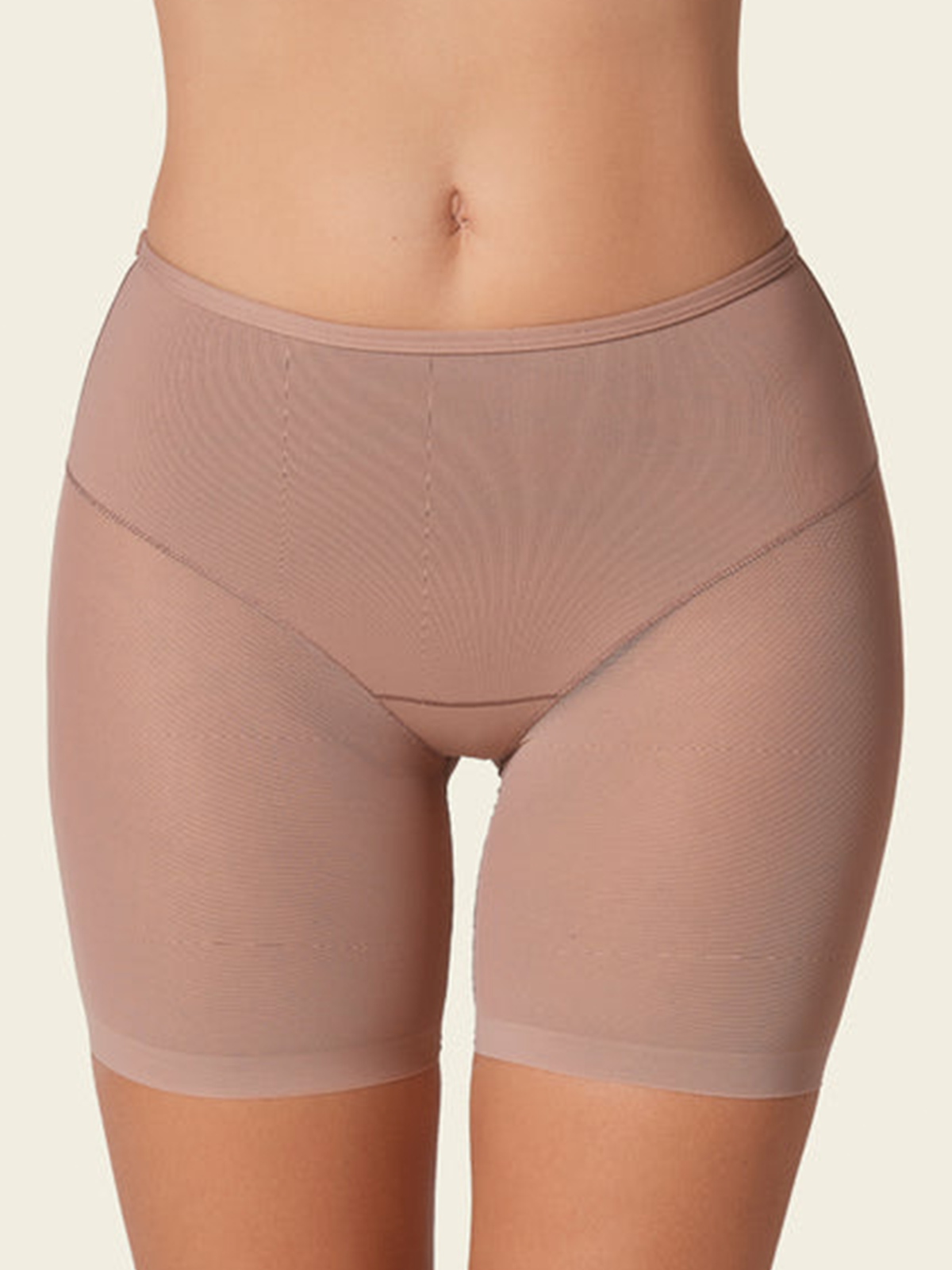 Seamless Undetectable Sheer Shaper Shorts Thong Anti-Chafing Mesh Shapewear Shorts  - By Qivii