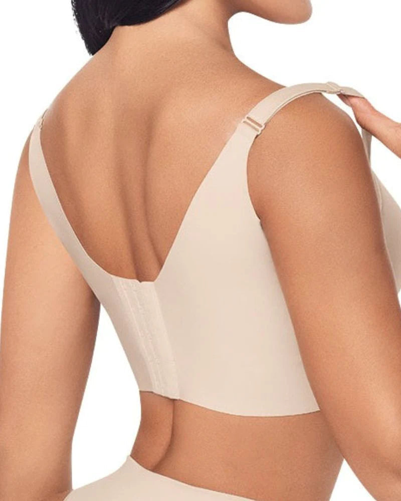 Push-up Shaping Bra with High Compression Without Underwire  - By Qivii