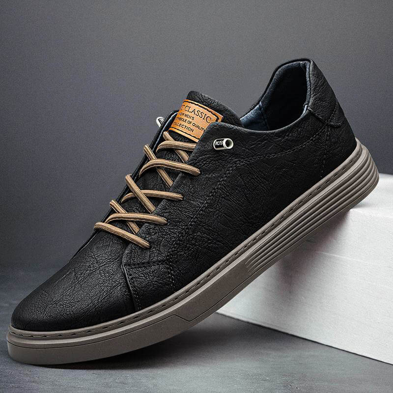 Mazzarini Italian Leather Sneakers  - By Qivii