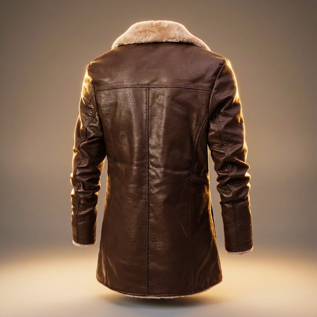 Marshall Prestige Leather Coat  - By Qivii