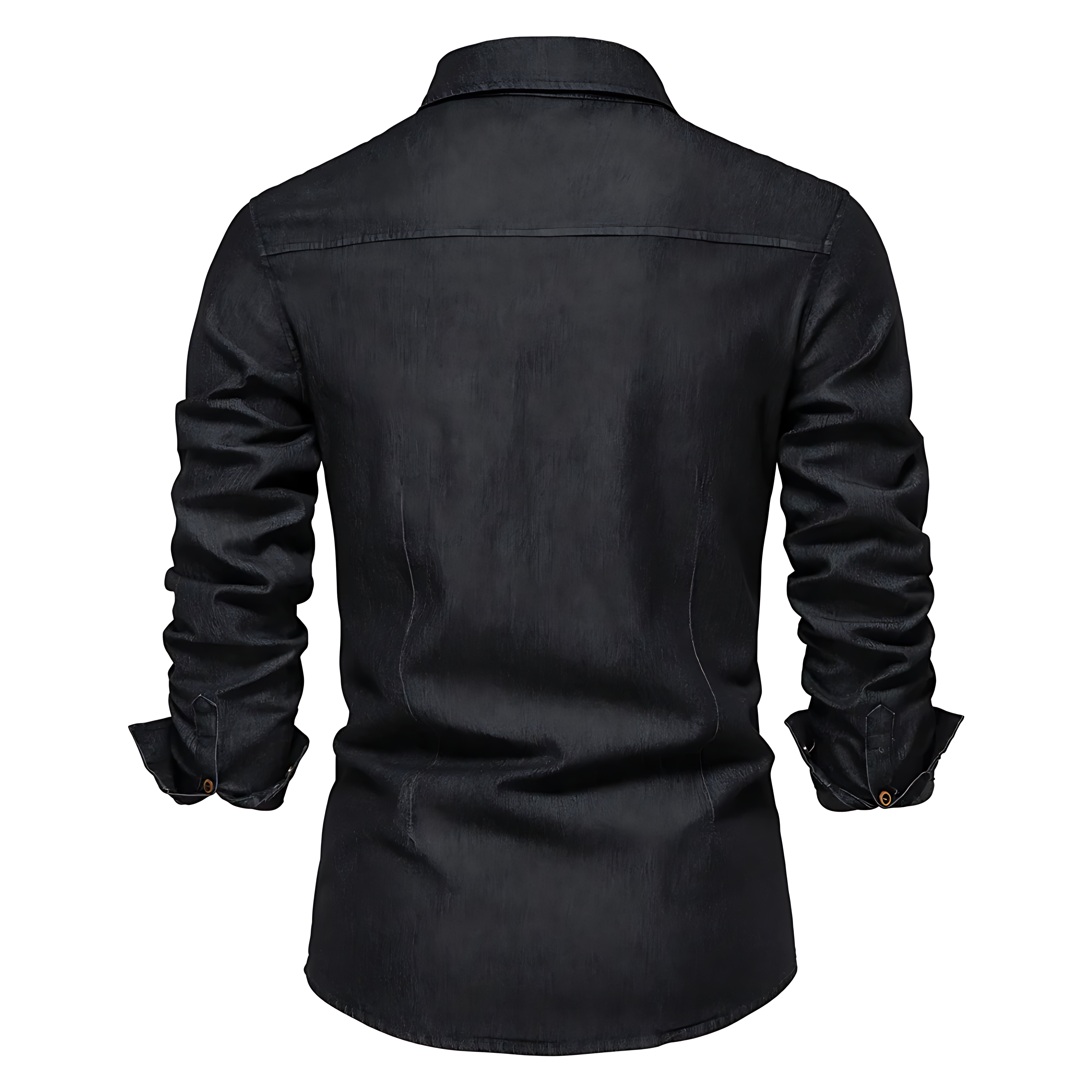 FlexiFit Katoenen Denim Shirt  - By Qivii