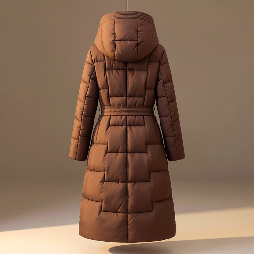 Anastasia Quilted Hooded Coat  - By Qivii