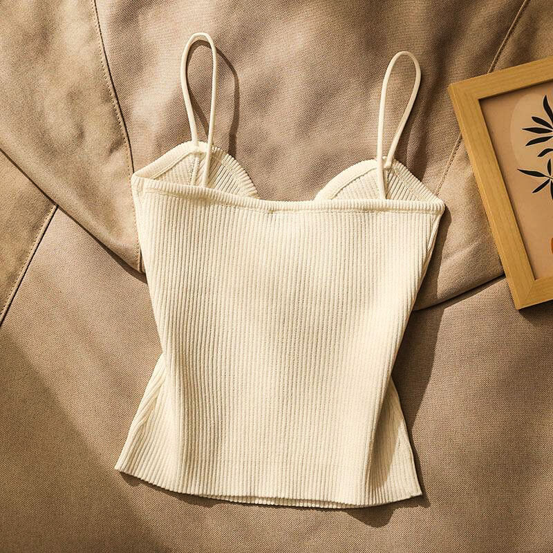 Chloe Slim-Knit Cami  - By Qivii