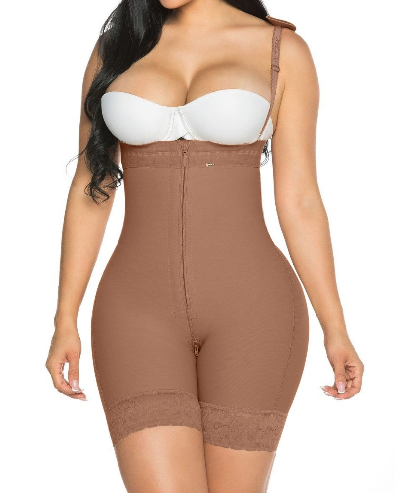 Shapshe® Firm Control Open Bust Full Body Shaper Bodysuit Shapewear  - By Qivii