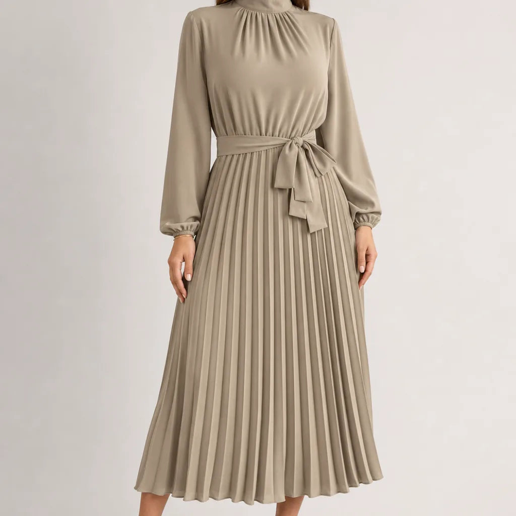 Beatrix | Womens Fall Long Sleeve Wedding Guest Maxi Dress