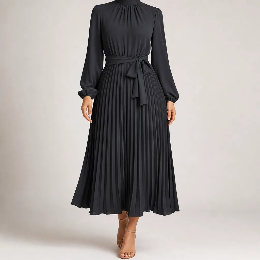 Beatrix | Womens Fall Long Sleeve Wedding Guest Maxi Dress
