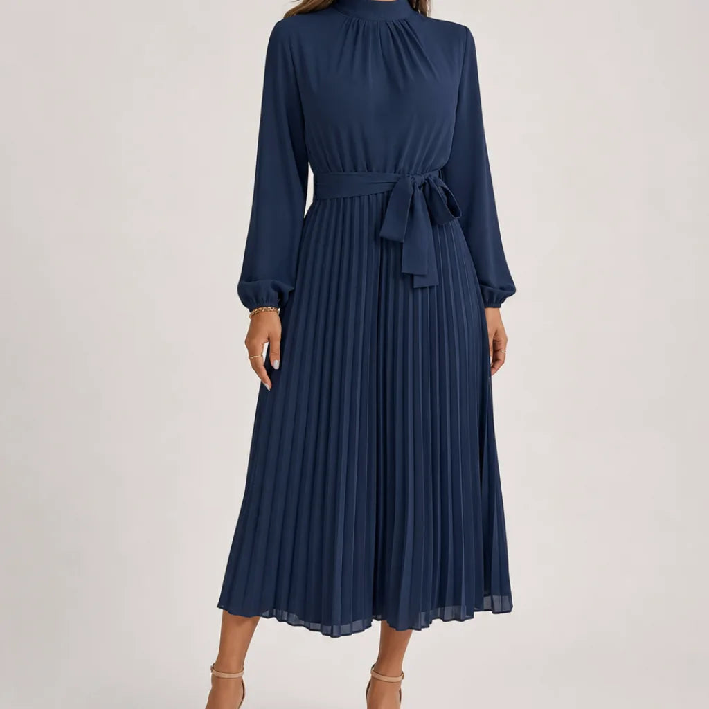 Beatrix | Womens Fall Long Sleeve Wedding Guest Maxi Dress