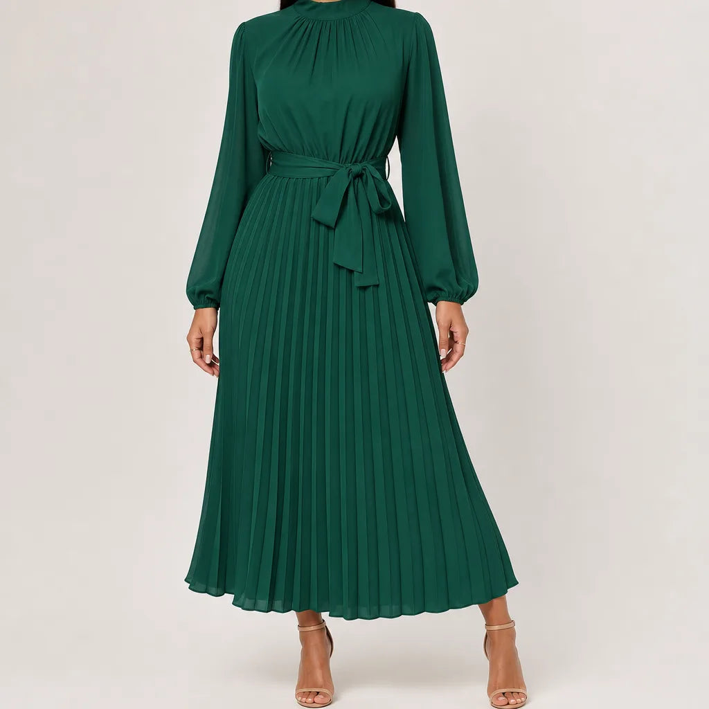 Beatrix | Womens Fall Long Sleeve Wedding Guest Maxi Dress