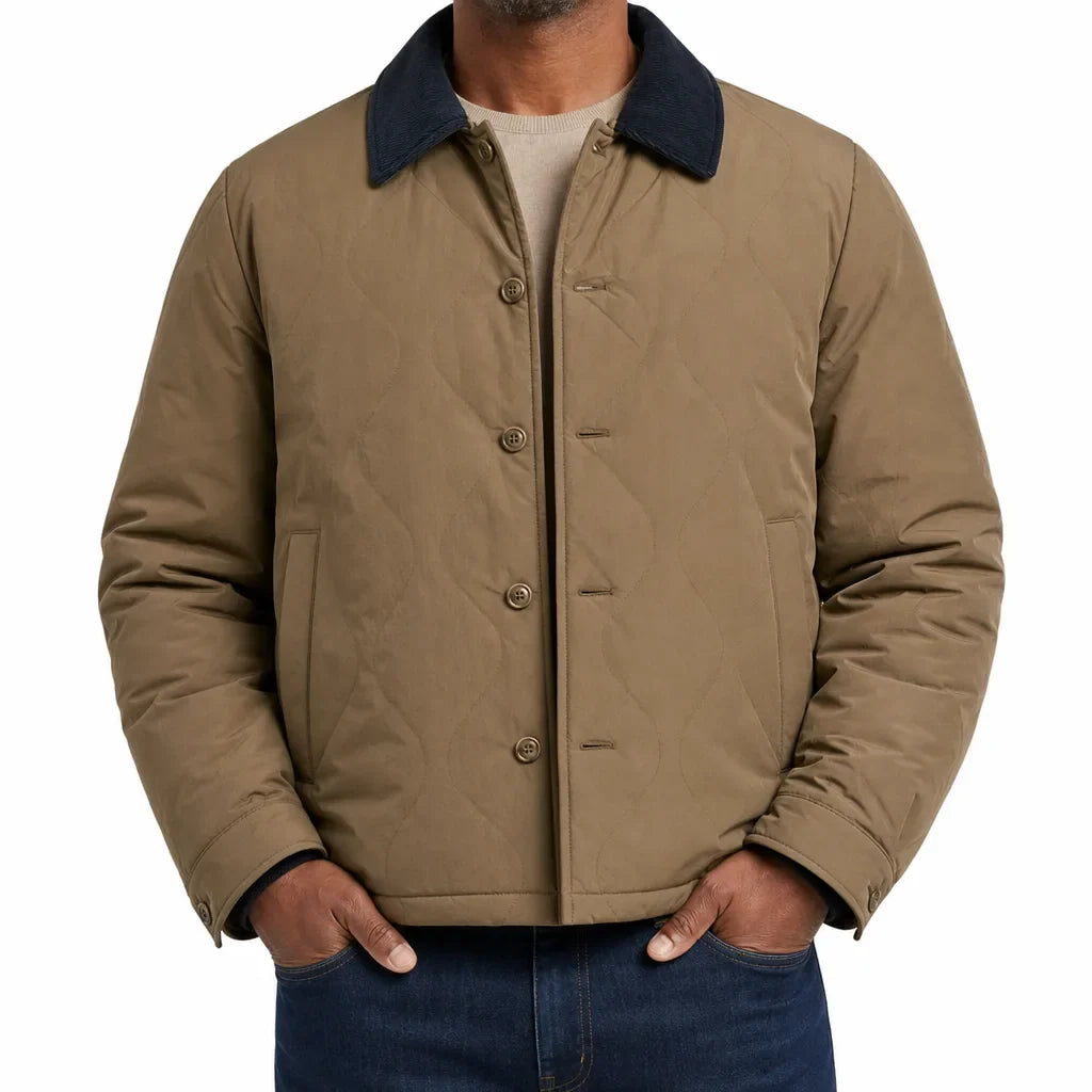 Beckett | Mens Fall Quilted Collar Jacket
