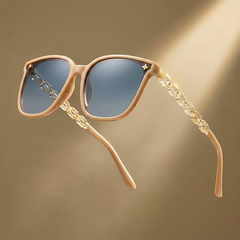 Chain Reaction Oversized Shades  - By Qivii