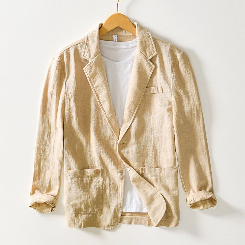 Portofino Classic Linen Blazer  - By Qivii