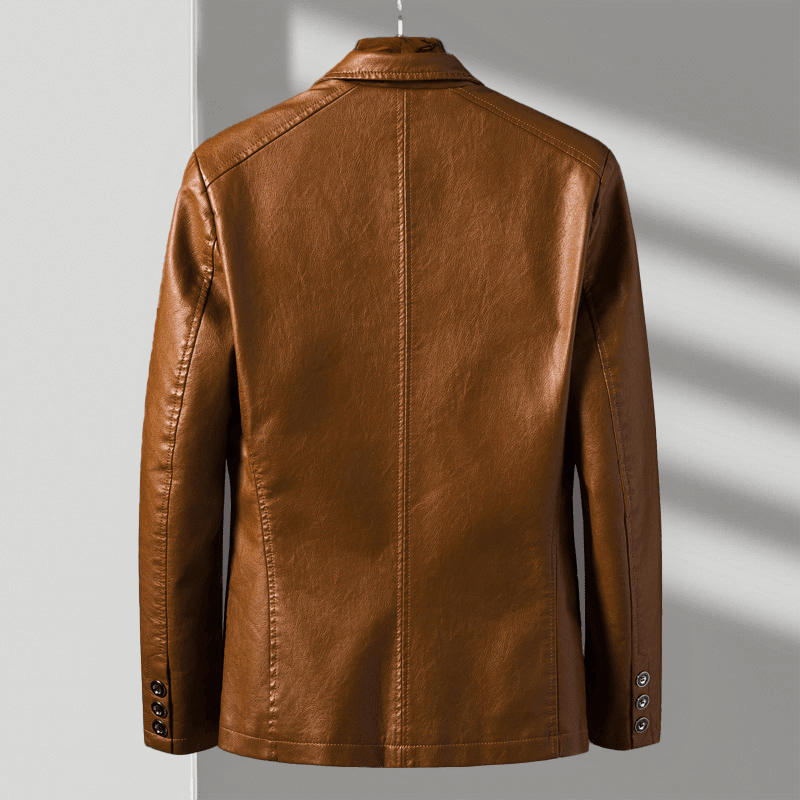Alessandro Verdi Leather Jacket  - By Qivii