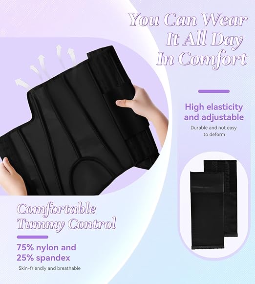 Shapshe® Women's Tummy Control Girdle Waist Trainer Workout Boned Waist Cincher Corset  - By Qivii