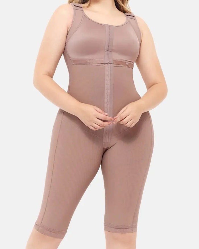 Shapshe® Double Compression Tummy Control Shapewear Faja With Bra  - By Qivii