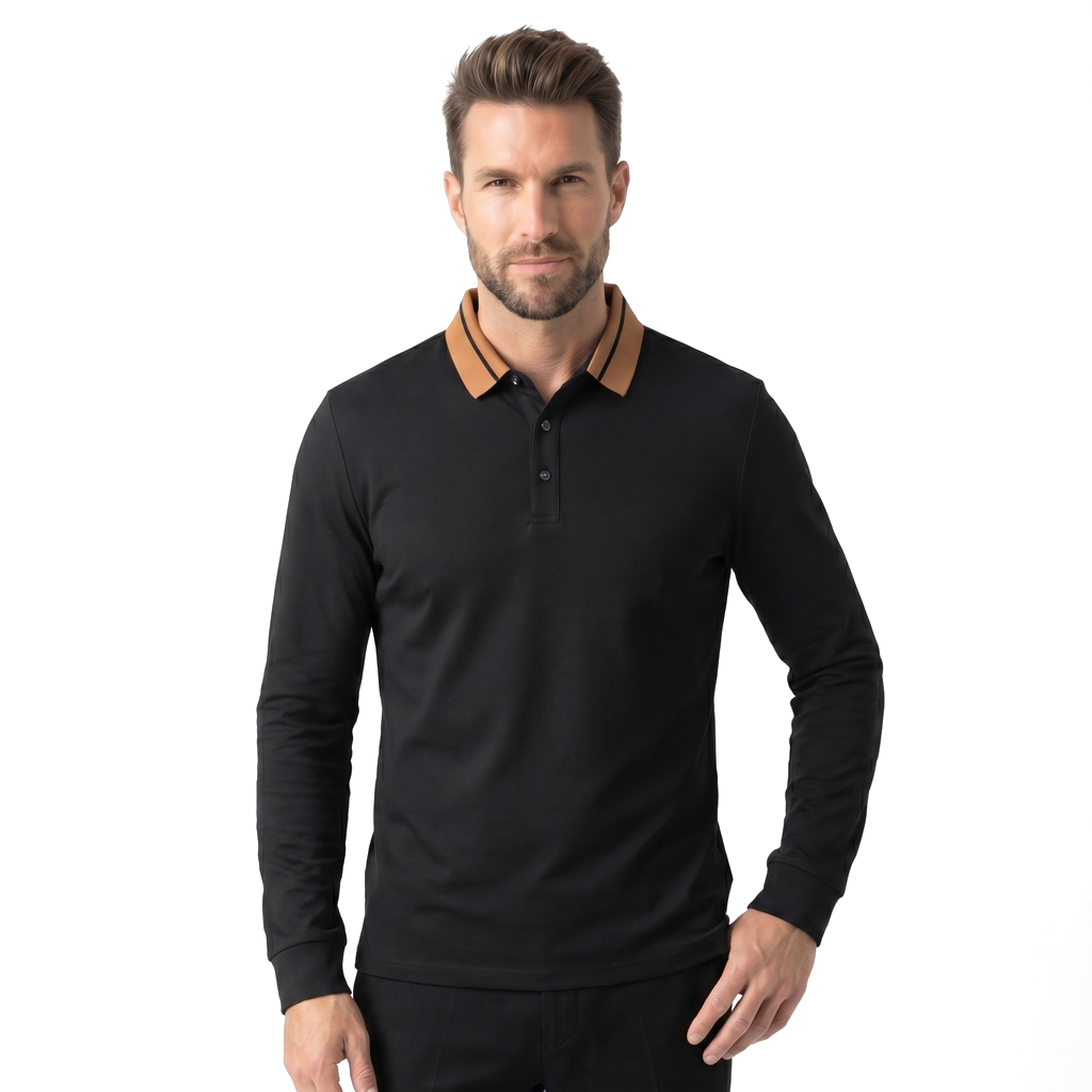 Carter Long-Sleeve Polo