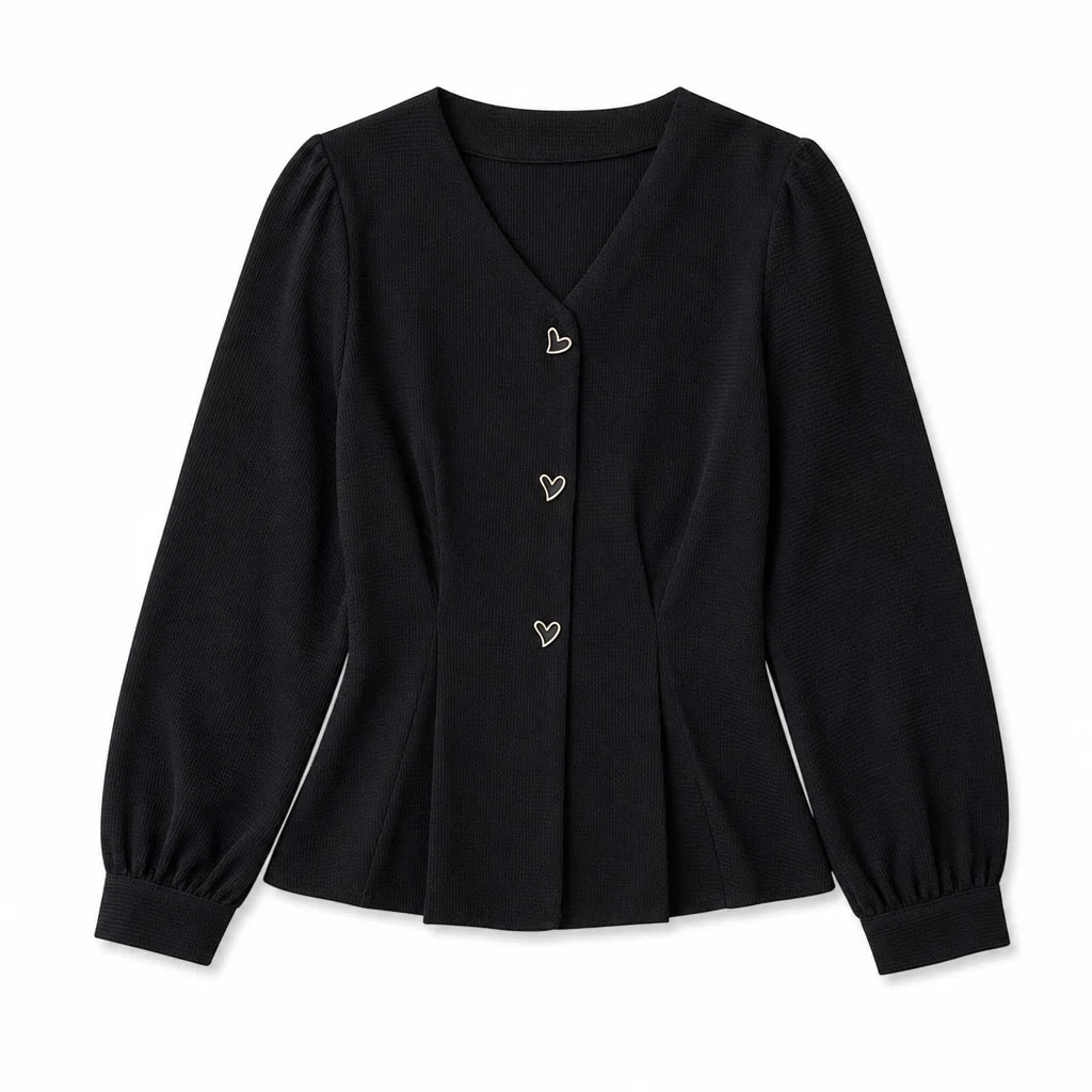 Everly V-Neck Blouse
