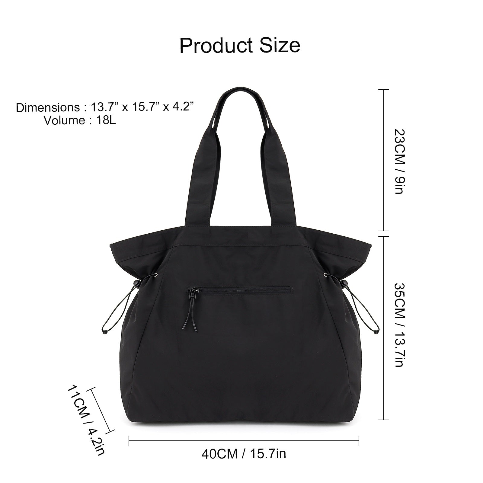 LIBBY Tote Bag in Black