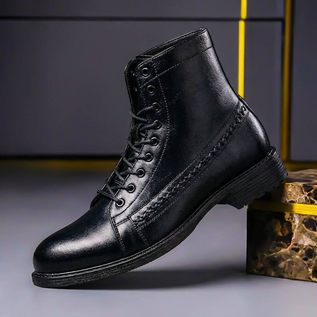 Thomas Genuine Leather Boots  - By Qivii