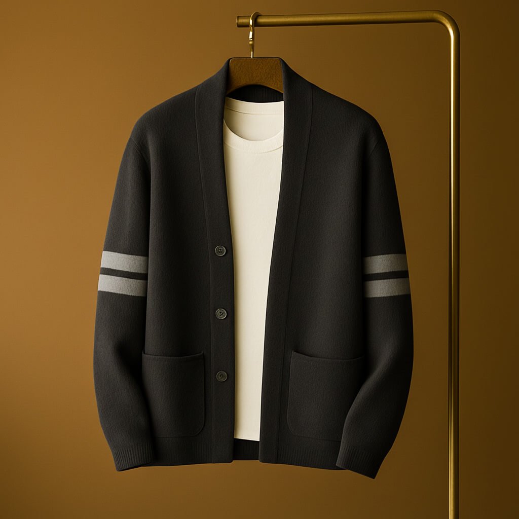 Spencer Legacy Merino Cardigan  - By Qivii