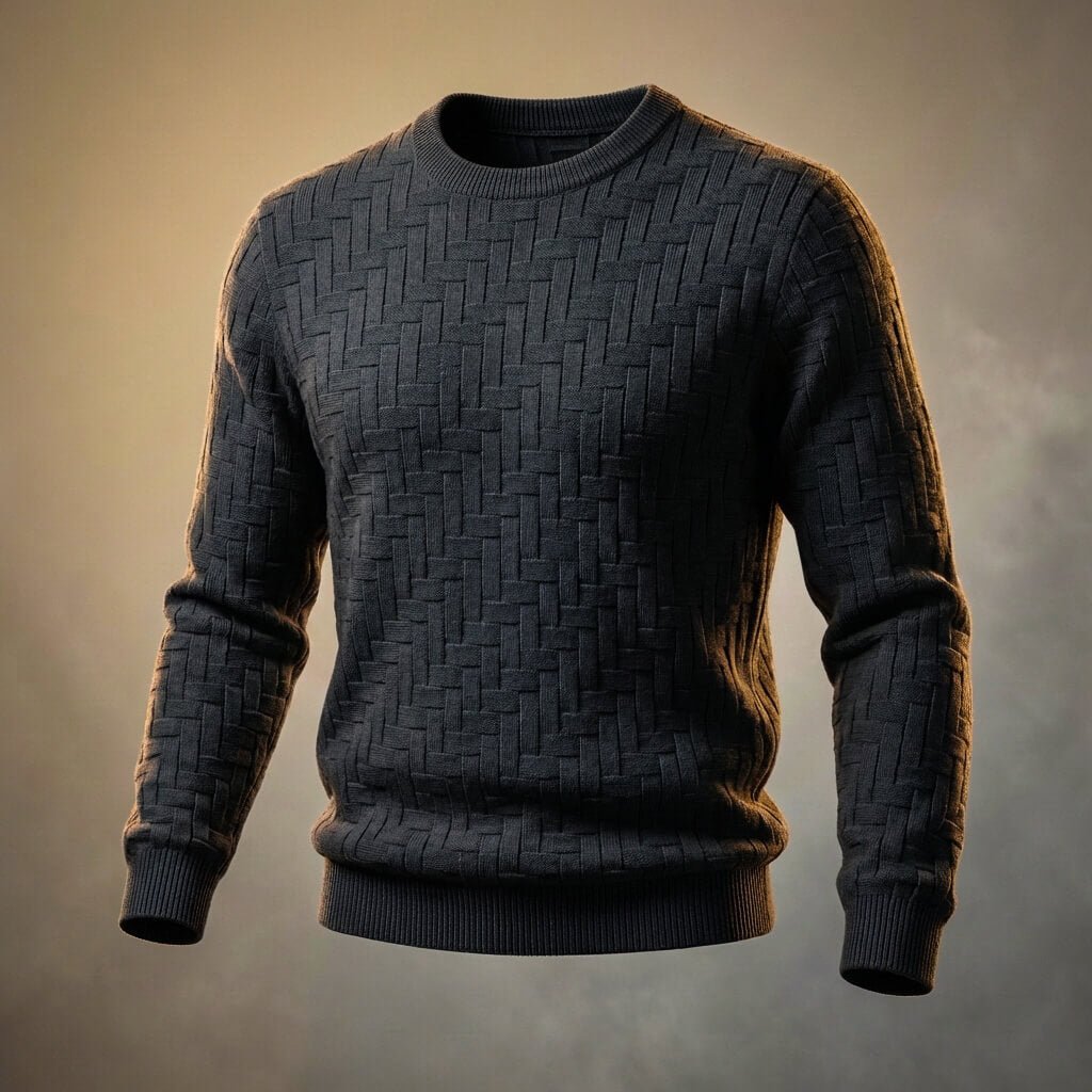 Owen Prestige Basketweave Knit Shirt  - By Qivii