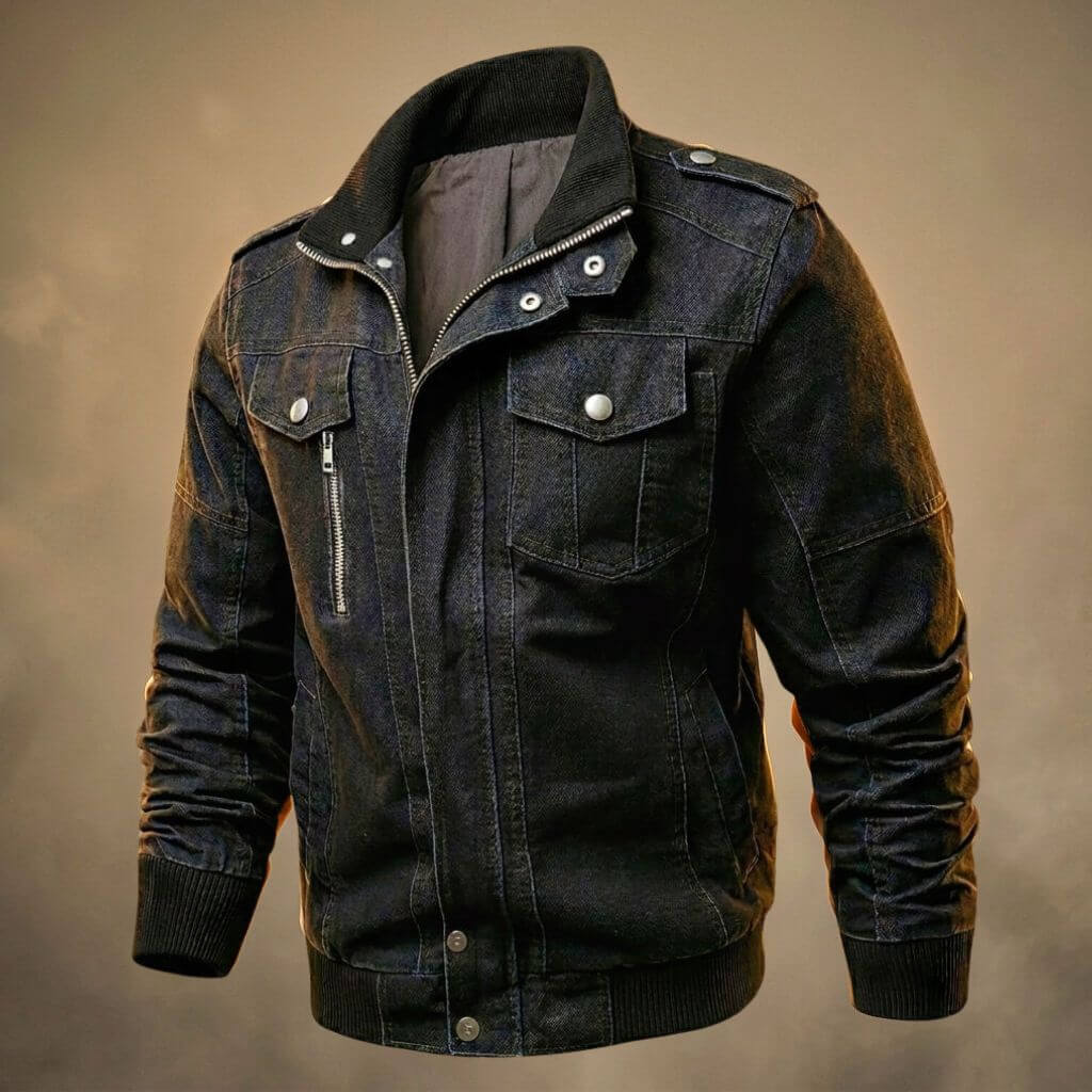 Aaron Organic Denim Jacket  - By Qivii