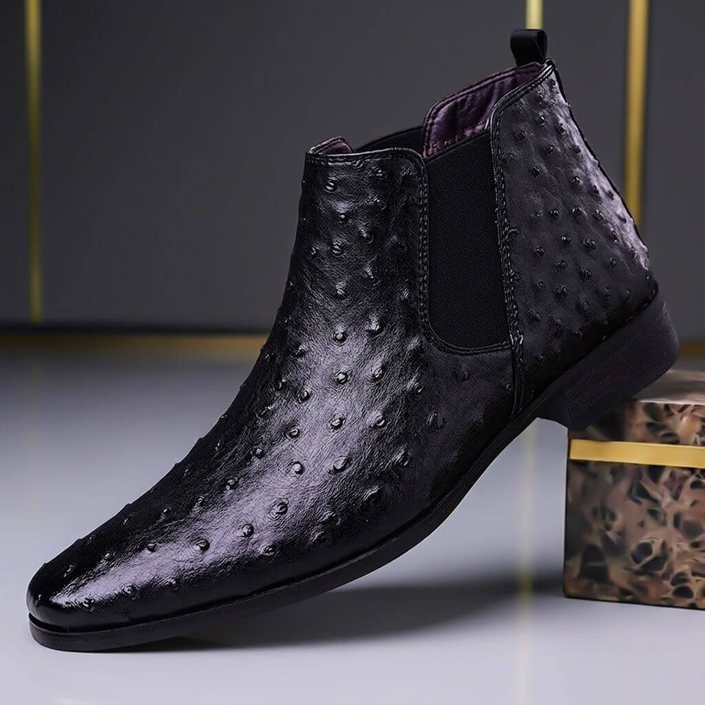 Colt Legacy Ostrich Leather Boots  - By Qivii