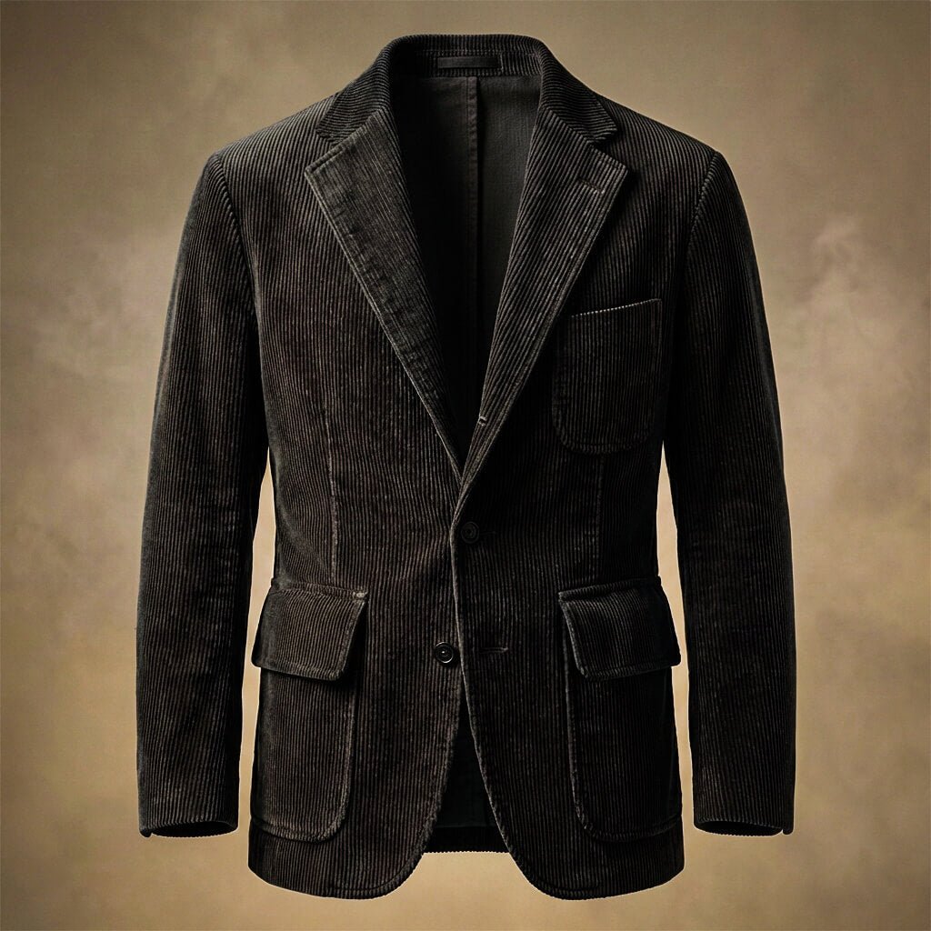 Benjamin Prestige Corduroy Blazer  - By Qivii