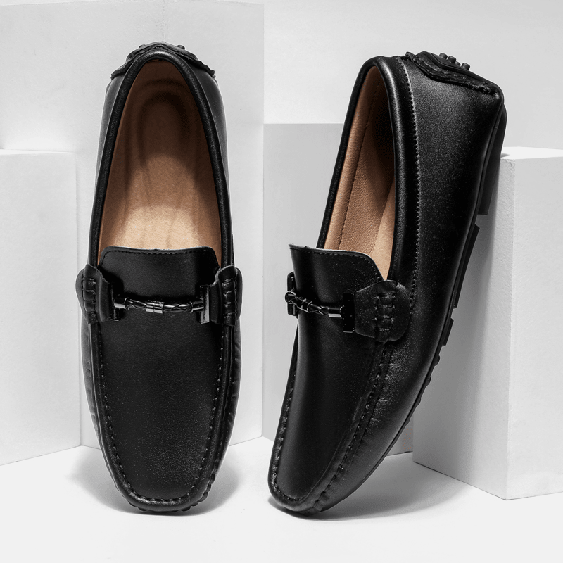 Milano Leather Loafers  - By Qivii