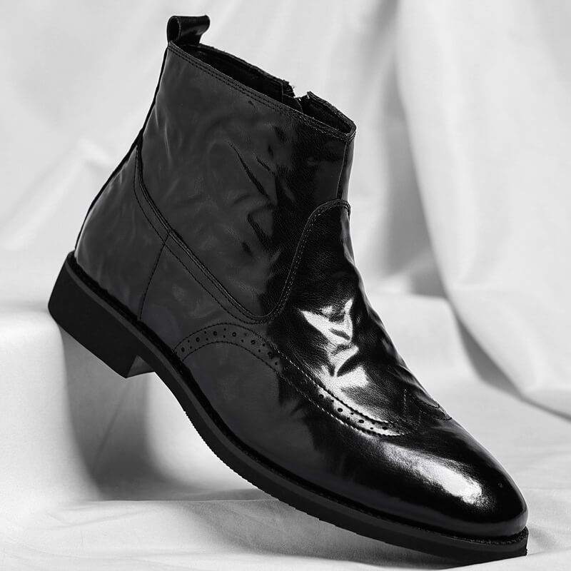 Benson Genuine Leather Boots  - By Qivii