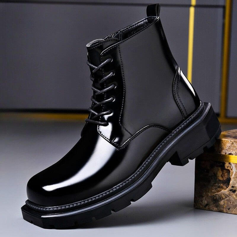 Callister Prestige Leather Boots  - By Qivii