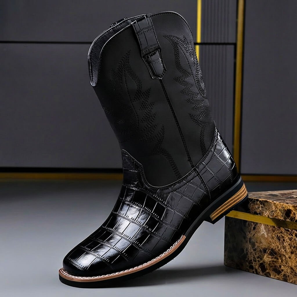 Walker Genuine Leather Boots  - By Qivii