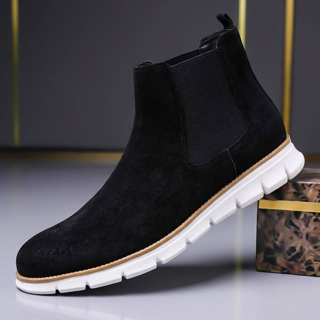 Caleb Prestige Suede Boots  - By Qivii