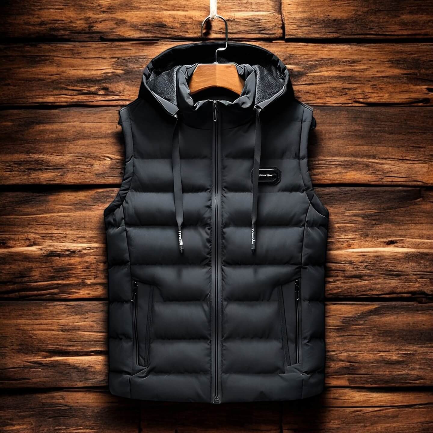 Harrison Hooded Vest  - By Qivii