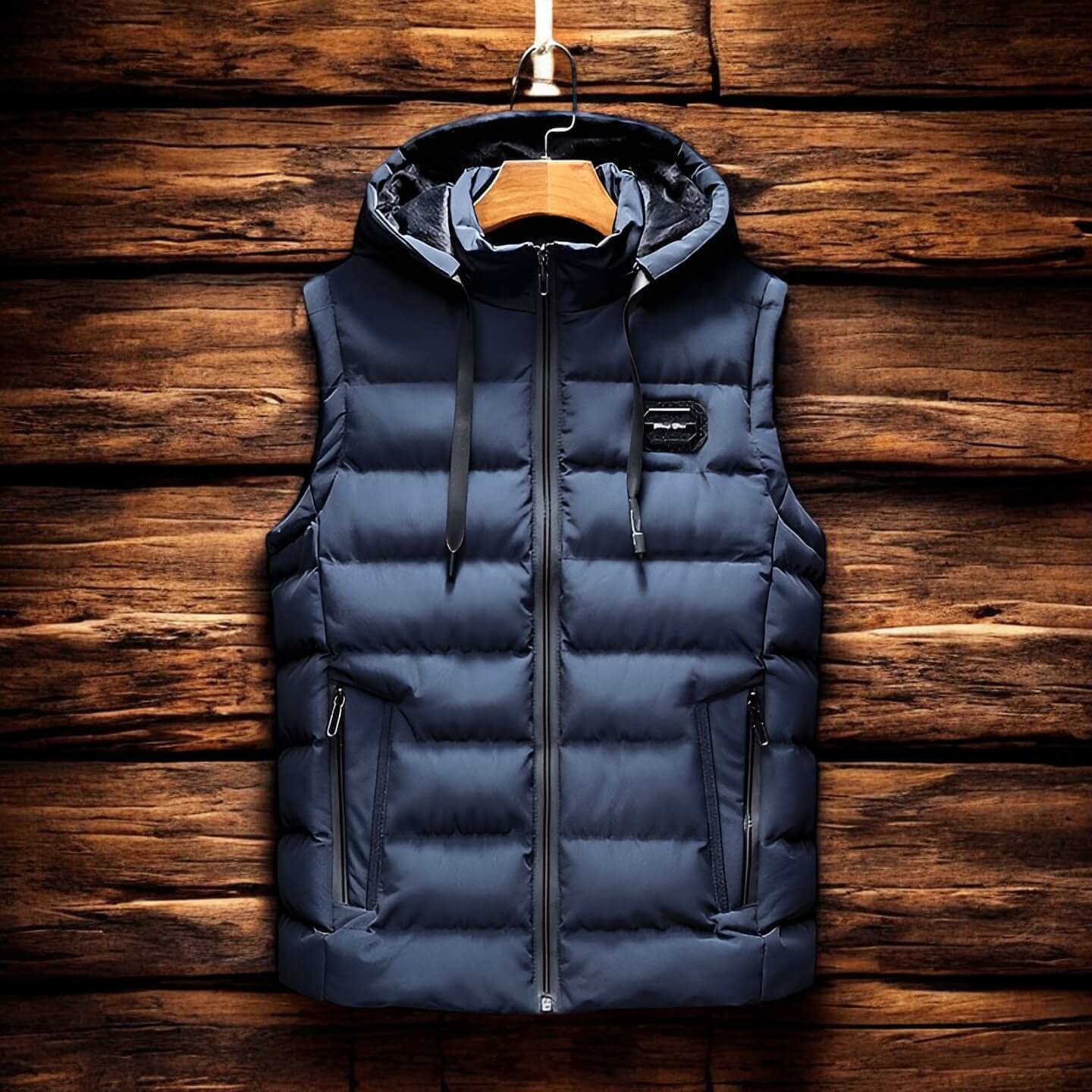 Harrison Hooded Vest  - By Qivii