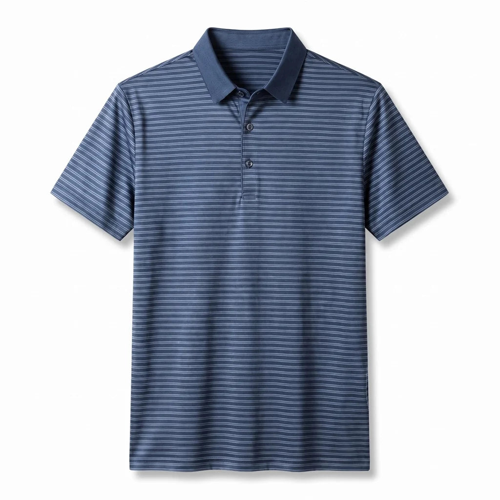 Thaddeus Striped Polo Shirt