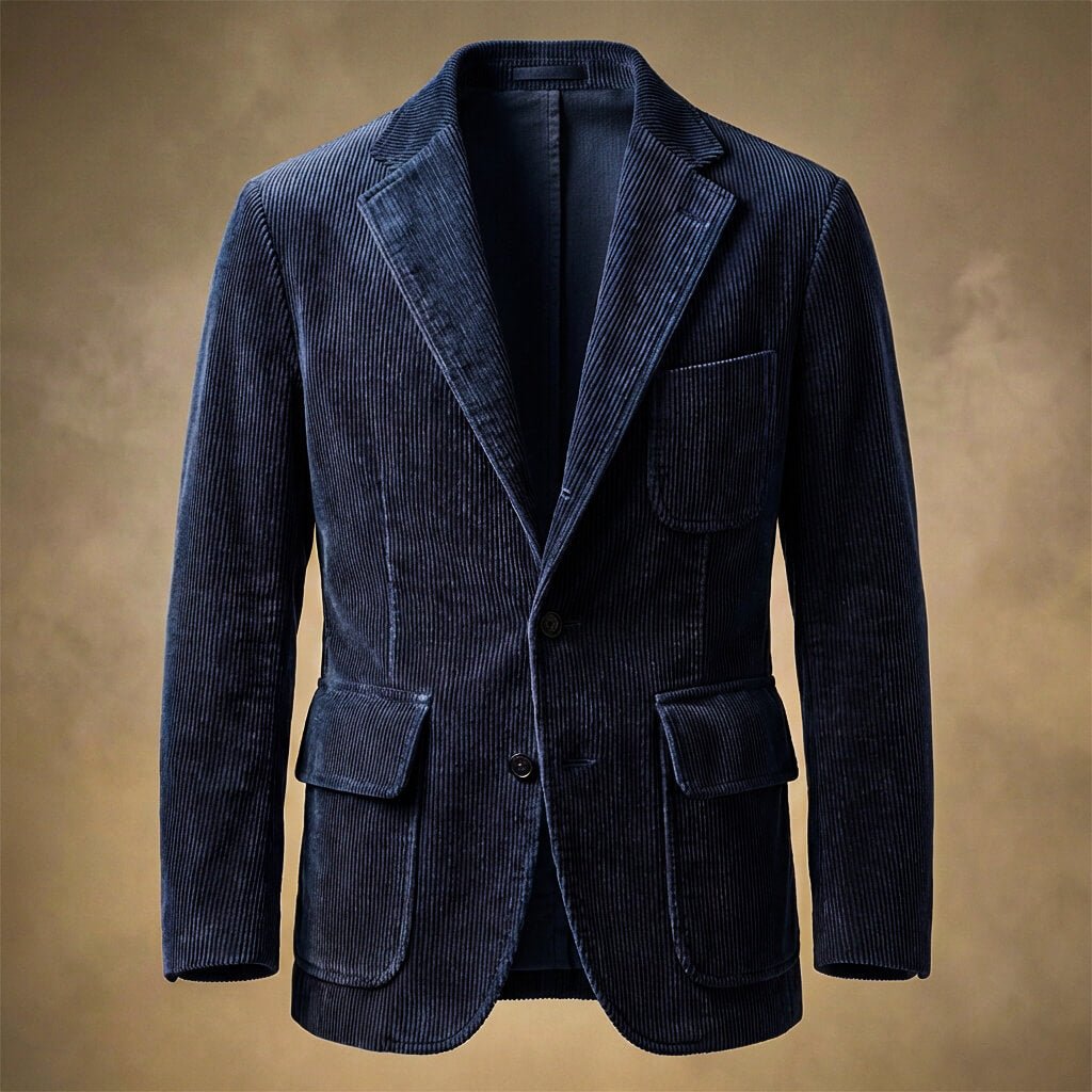 Benjamin Prestige Corduroy Blazer  - By Qivii