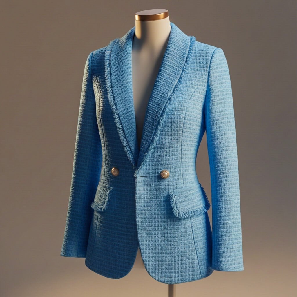 Avery Couture Boucle Blazer  - By Qivii