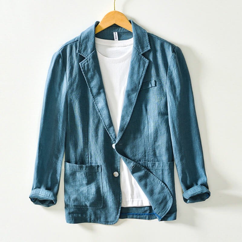 Portofino Classic Linen Blazer  - By Qivii