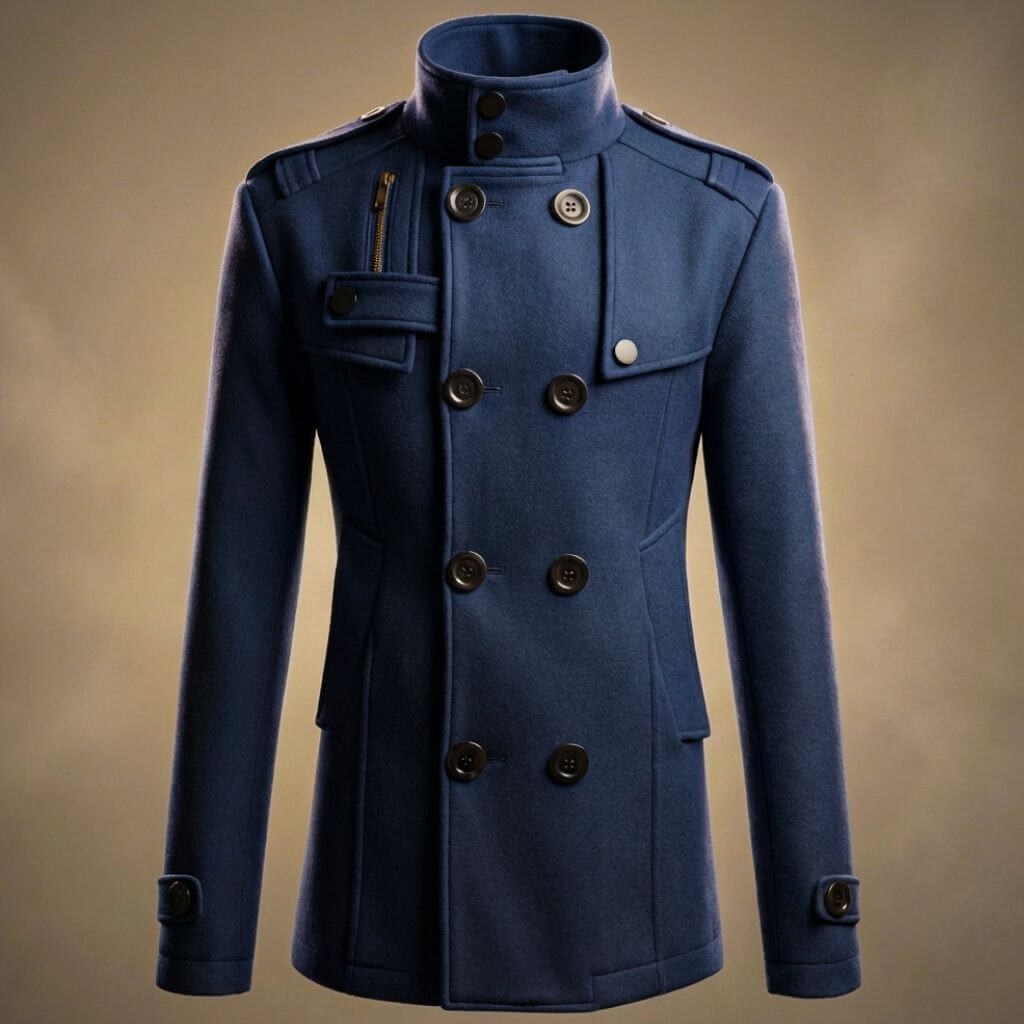 Sergio Legacy Virgin Wool Coat  - By Qivii