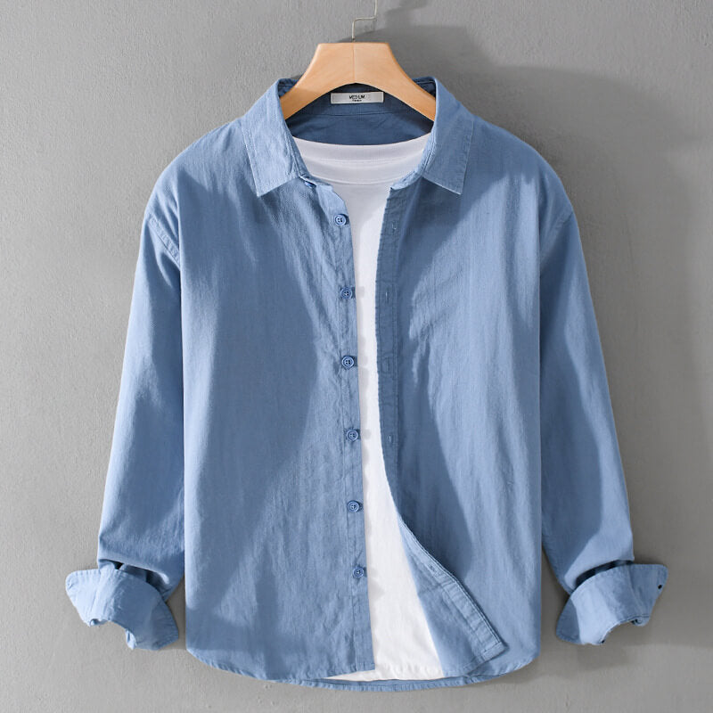 Madeira Katoen Linnen Shirt  - By Qivii
