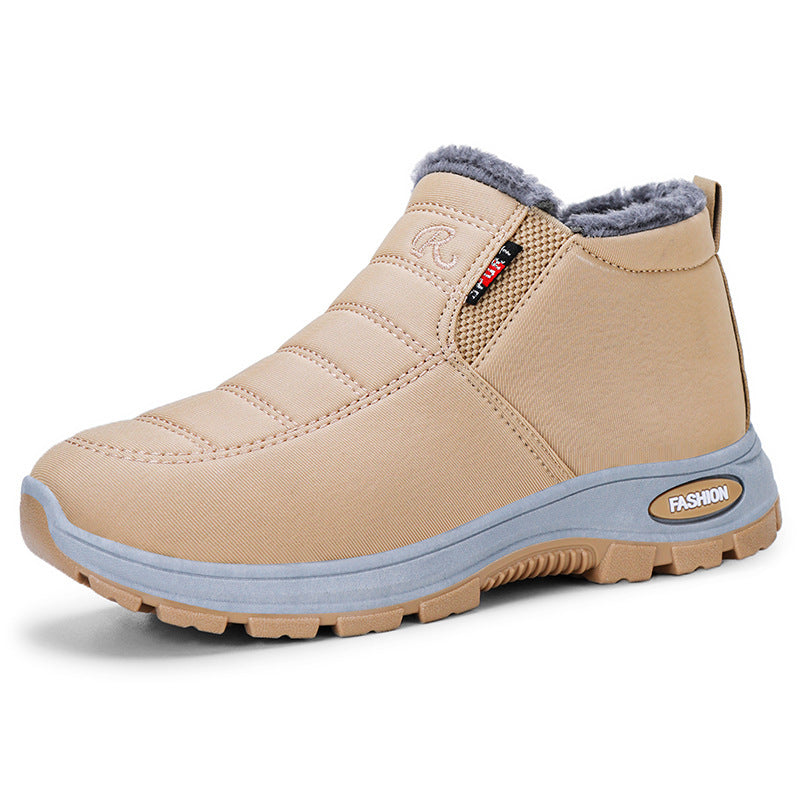 Women's Bootara Lunwick brown ankle boots with plush lining, side zipper, and cushioned sole, available in US sizes 4 to 12.5.