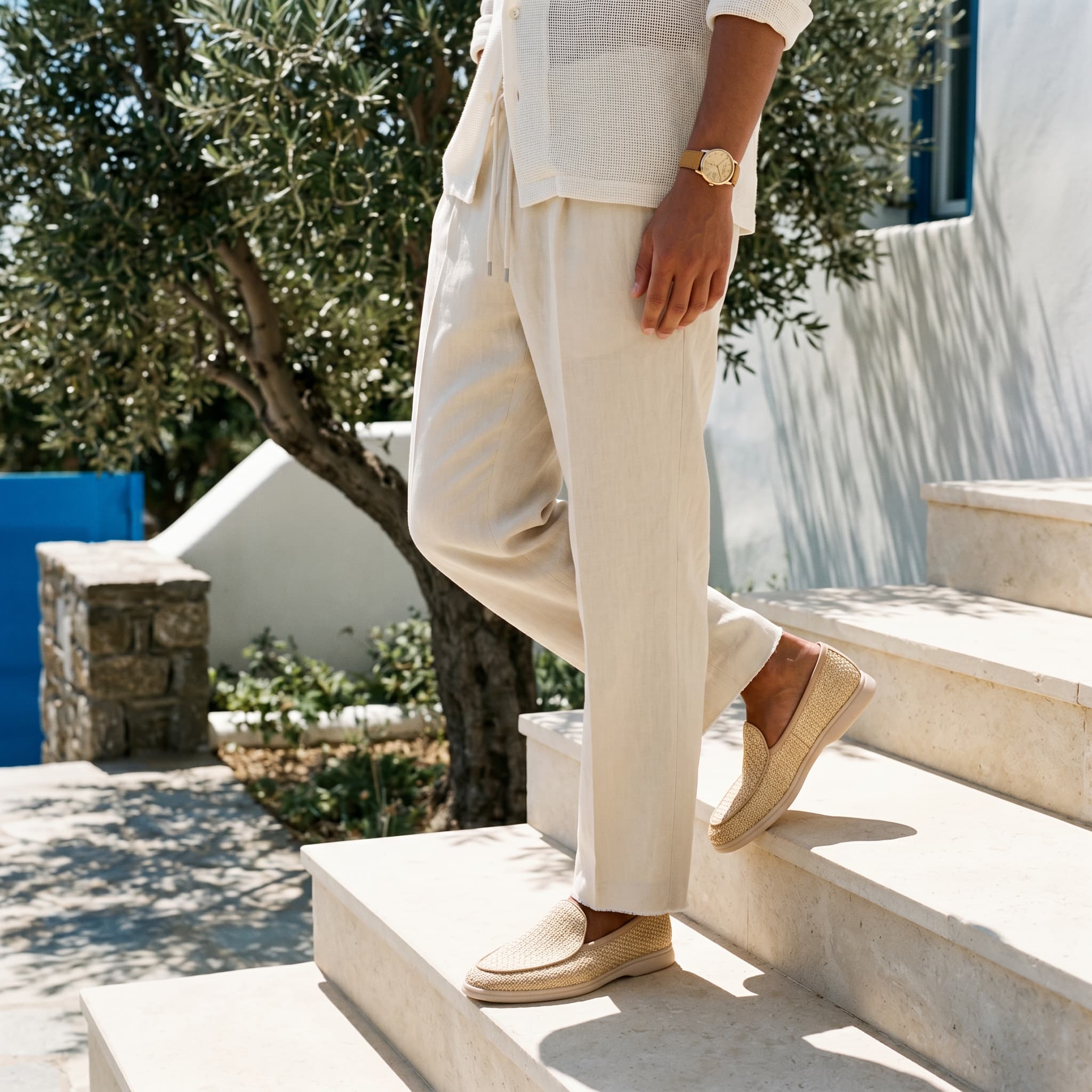 Bosa Woven Mesh Loafer