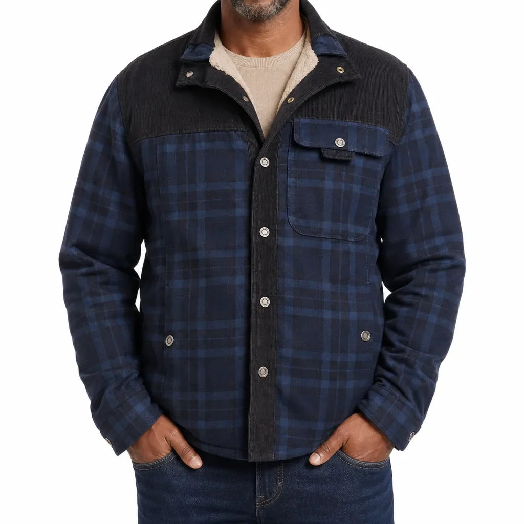 Bram | Mens Plaid Warm Fall Barn Jacket