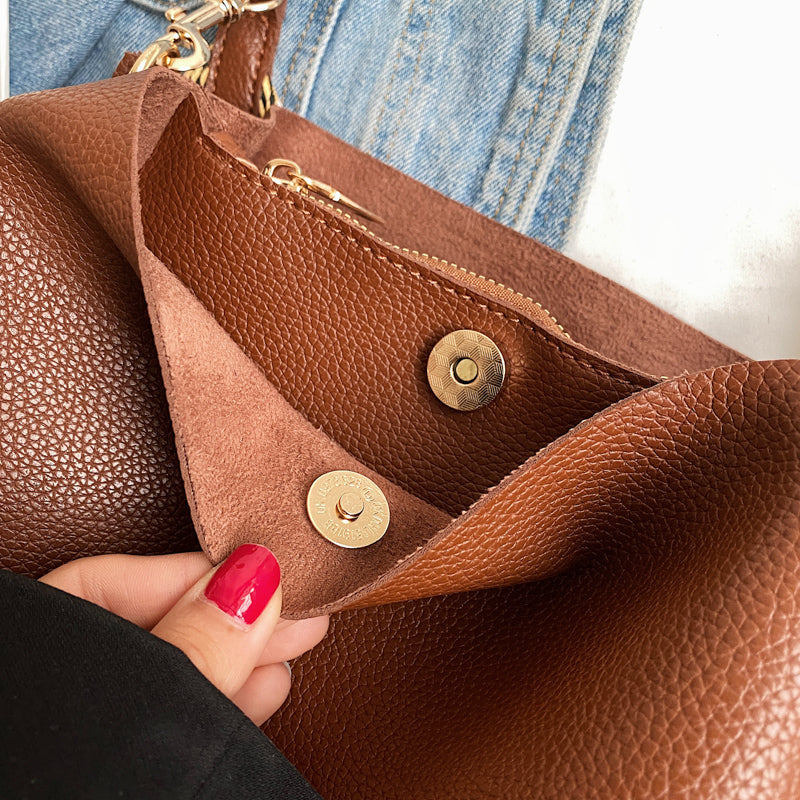 Montelise | Crossbody Bucket Bag  - By Qivii