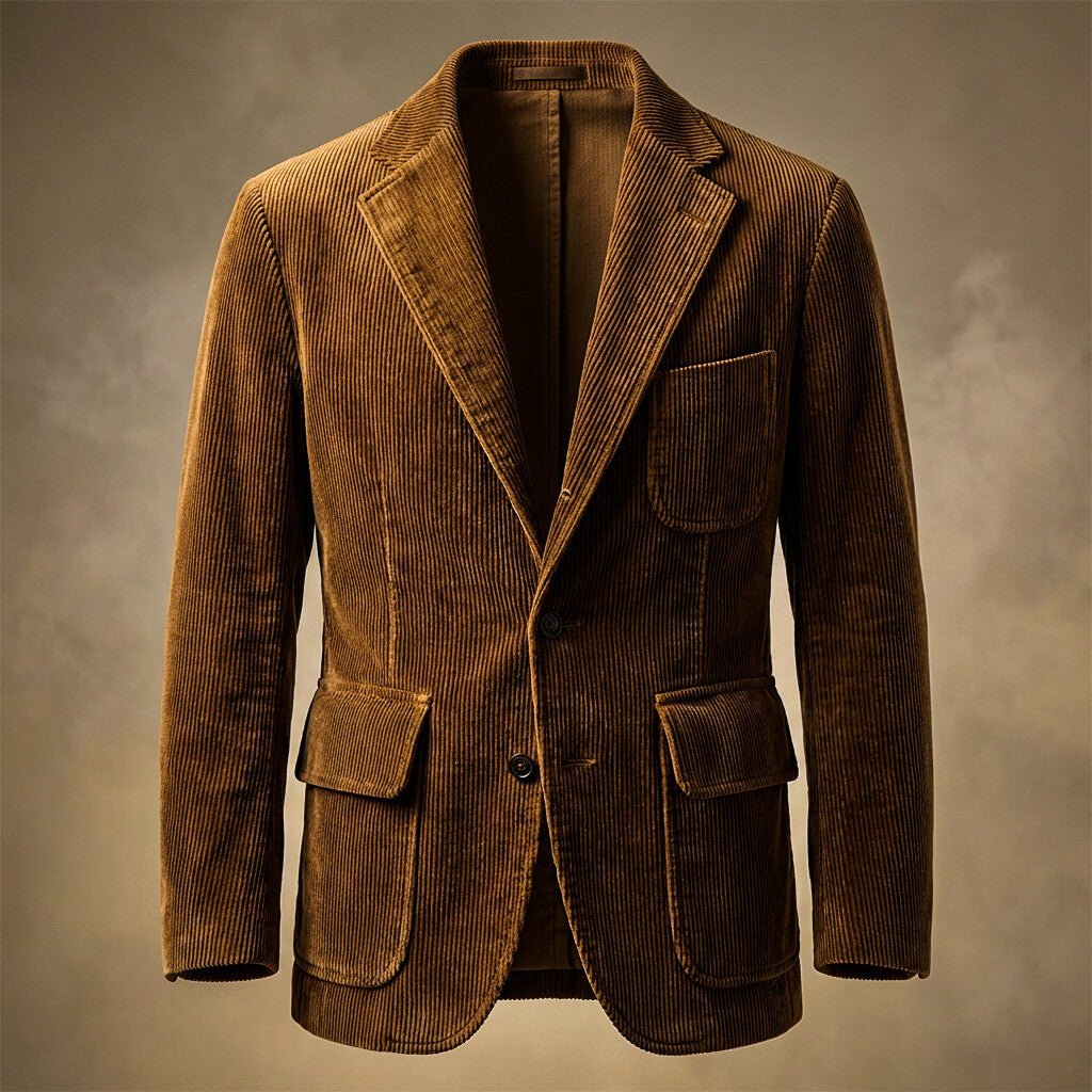 Benjamin Prestige Corduroy Blazer  - By Qivii