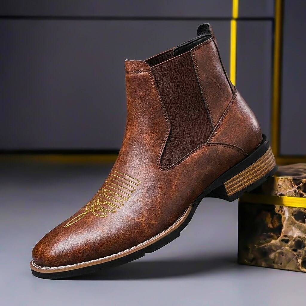 Cooper Genuine Leather Boots  - By Qivii