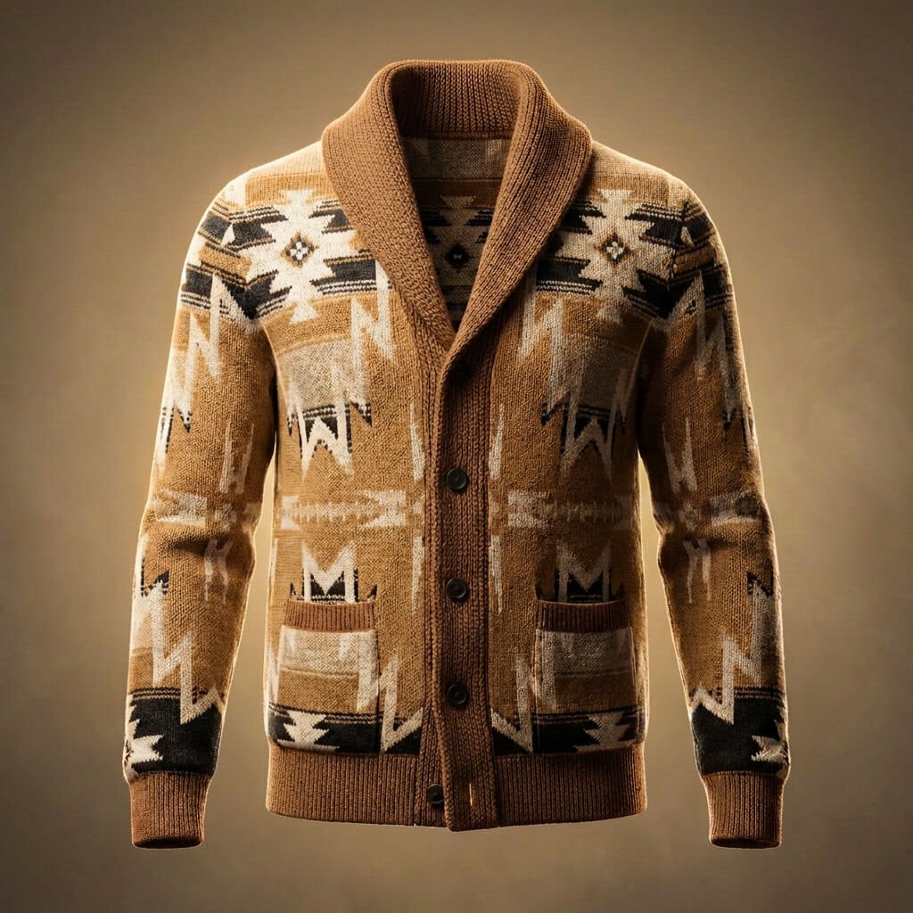 Rhodes Knit Wool Cardigan  - By Qivii