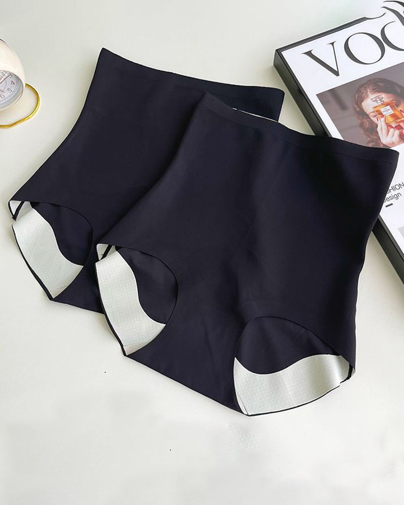 Women's Seamless High Waist Tummy Control Non-rolling Shapewear Panties  - By Qivii