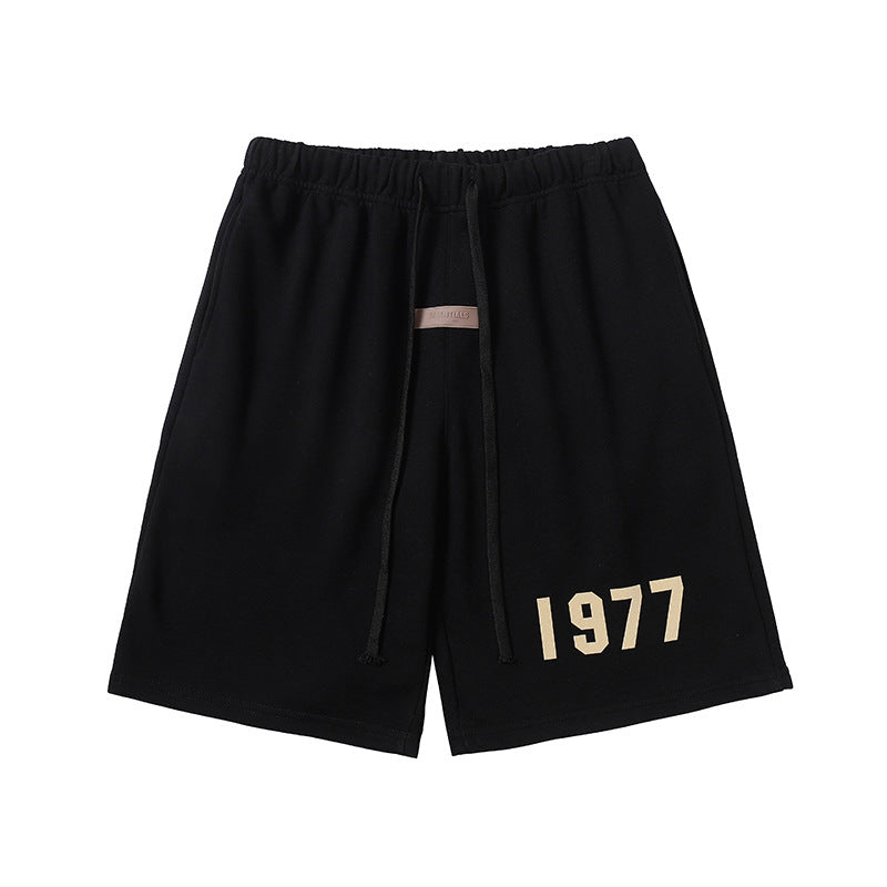 1977 T-Shirt / Shorts / Set - Iron Black  - By Qivii